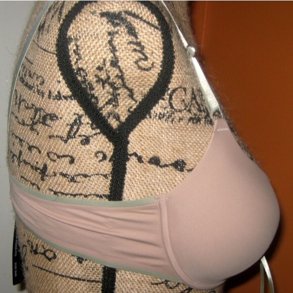 Youmita Nude/Mint Two Tone 34C Push Up Bra NWT - Picture 2 of 11